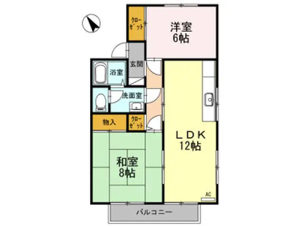 1-205号室の間取り図