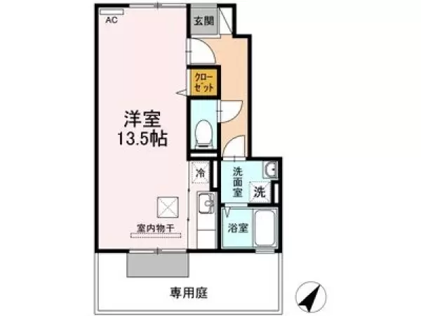 103号室の間取り図