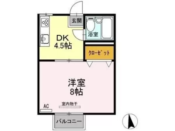 103号室の間取り図