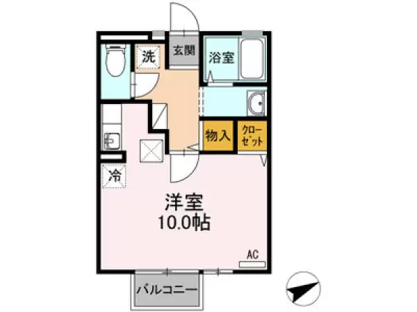 103号室の間取り図