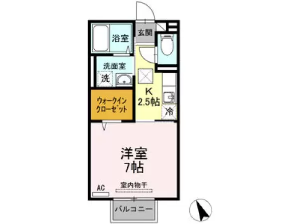 103号室の間取り図