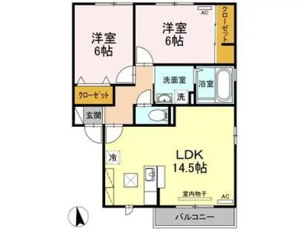 103号室の間取り図