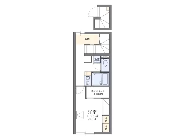 202号室の間取り図