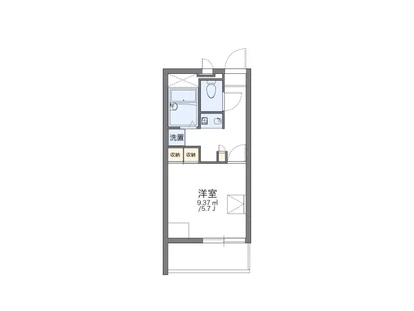 201号室の間取り図