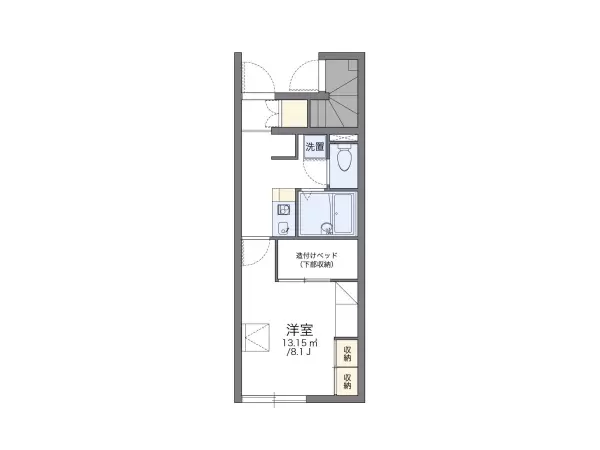 105号室の間取り図