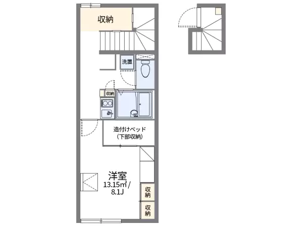 207号室の間取り図