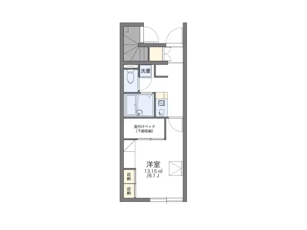 109号室の間取り図