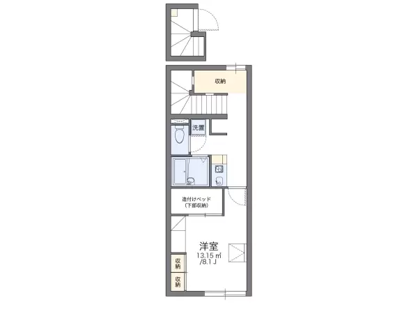 202号室の間取り図