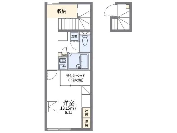 201号室の間取り図