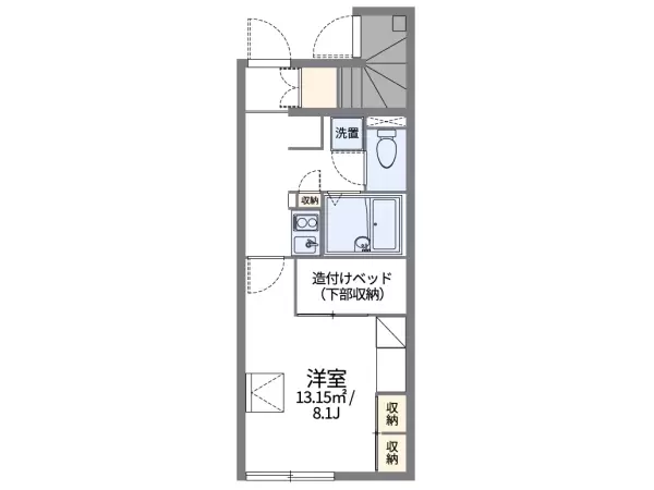 112号室の間取り図