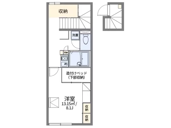 205号室の間取り図