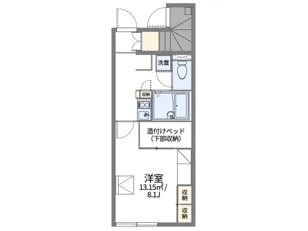 103号室の間取り図
