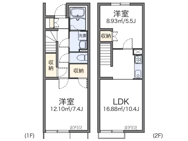 103号室の間取り図