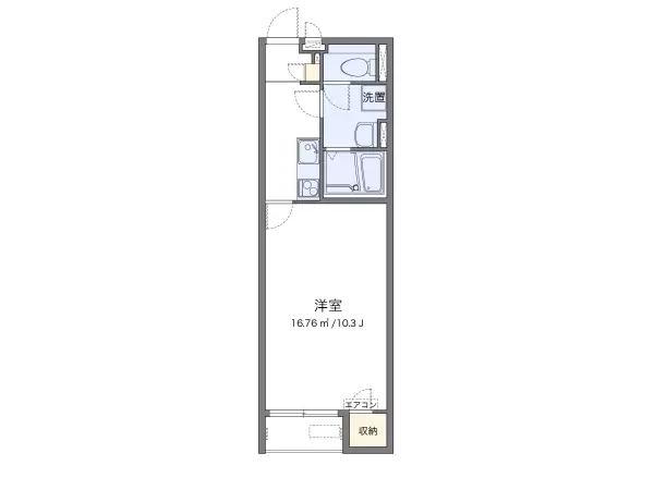 102号室の間取り図