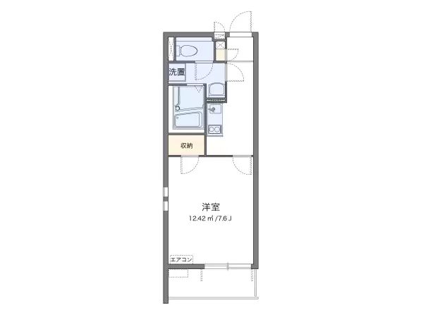 101号室の間取り図