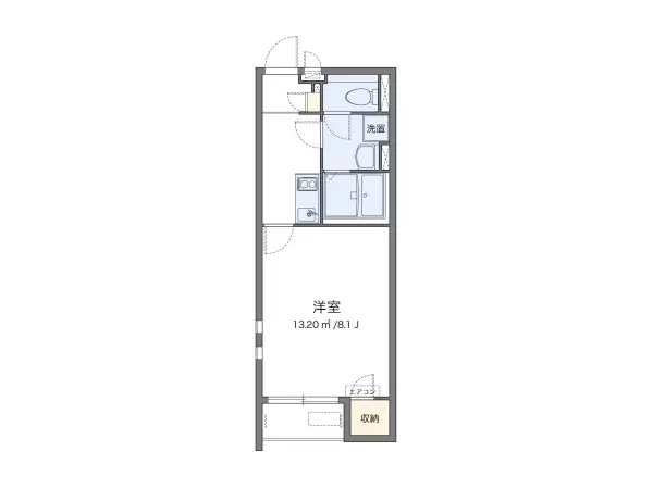 101号室の間取り図