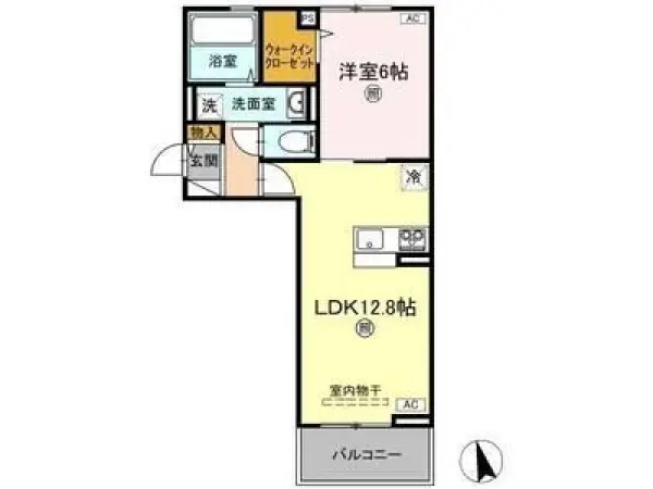 303号室の間取り図