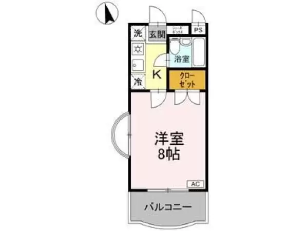 101号室の間取り図