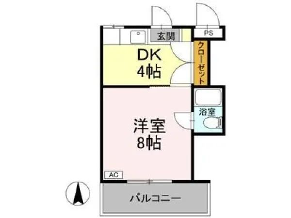 303号室の間取り図