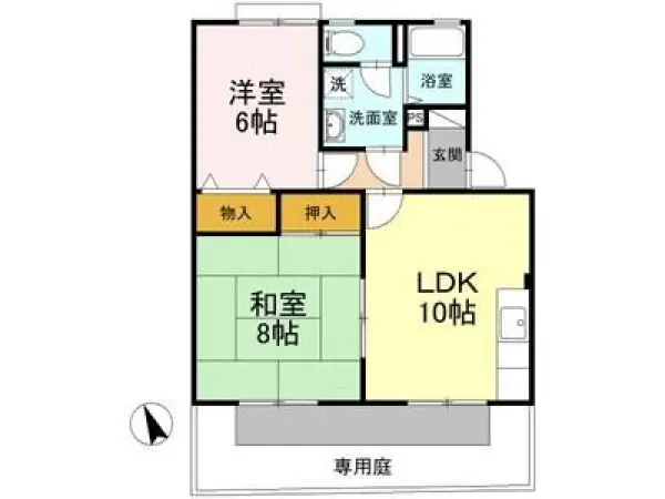 105号室の間取り図